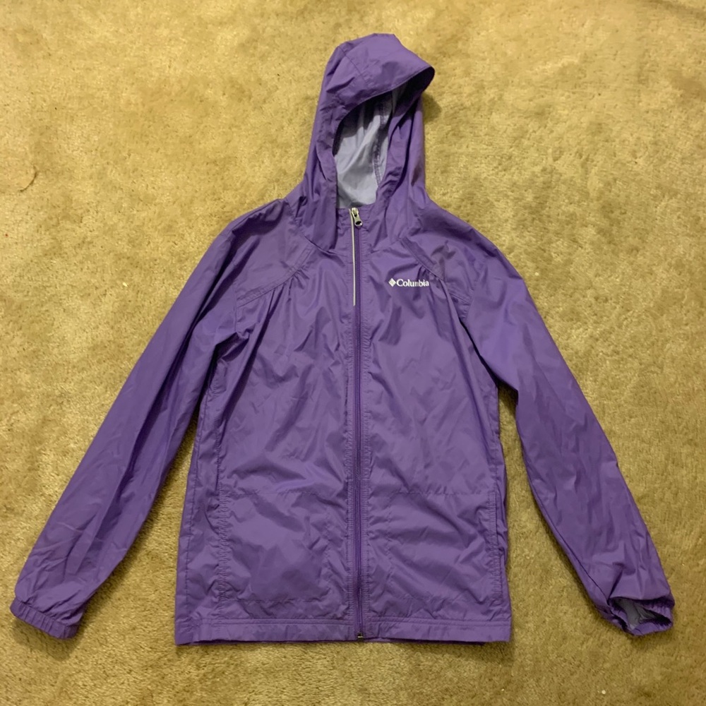 girls columbia raincoat